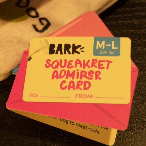 Bark Squeakret Admirer Toy - Picture 1 of 8